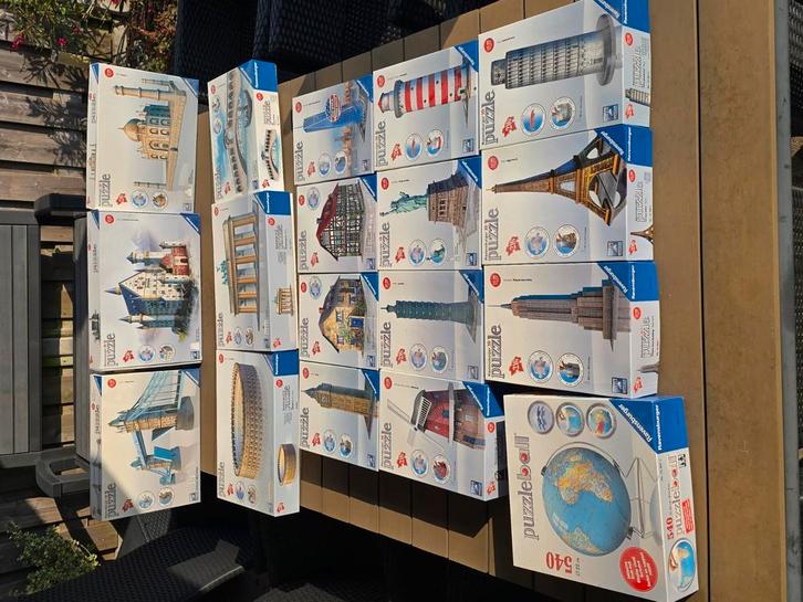 Ravensburger 3D puzzels, Diversen, Rommelmarktspullen, Zo goed als nieuw, Ophalen