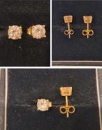 BLUSH Gouden Oorstekers met Zirkonia(Zie omschrijving), Sieraden, Tassen en Uiterlijk, Oorbellen, Verzenden, Nieuw, Goud, Goud