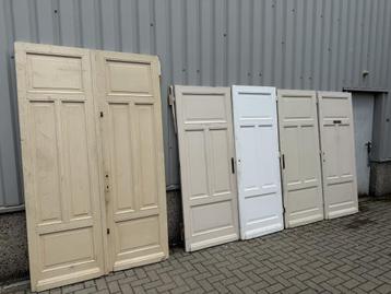 Prachtige set antieke paneeldeuren beschikbaar voor biedingen