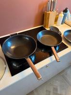 Pannenset, Huis en Inrichting, Ophalen, Zo goed als nieuw, Rvs, Pannenset