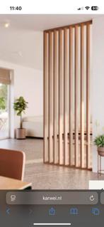Roomdivider Bruin Eiken 260x100 cm - Complete Set, Huis en Inrichting, Woonaccessoires | Kamerschermen, Ophalen, Nieuw