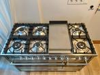 Luxe Boretti ILVE 120cm fornuis! Met frytop en 2 ovens!, Ophalen of Verzenden, Zo goed als nieuw, Gas, Vrijstaand