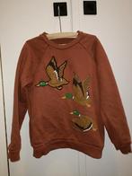 Leuke trui met eenden Mini Rodini bruin 116, Gebruikt, Jongen of Meisje, Trui of Vest, Ophalen of Verzenden