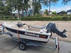 Console bootje/visbootje met yamaha 8 pk 4 takt + trailer, Watersport en Boten, Ophalen, Gebruikt, Tot 10 pk, 3 tot 6 meter