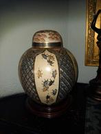 prachtige Chinese grote porseleinen gemberpot deksel vaas, Antiek en Kunst, Antiek | Porselein, Ophalen of Verzenden