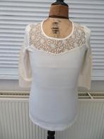 Dames blouse shirt met kant maat 42 Lola Liza nieuw ., Beige, Maat 42/44 (L), Ophalen of Verzenden, Zo goed als nieuw