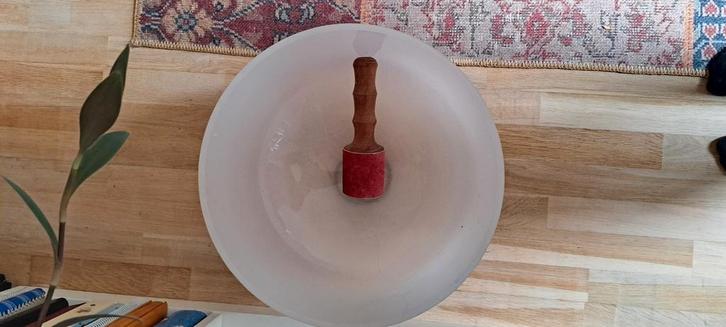 Kristallen Klankschaal - 40 cm Diameter, Muziek en Instrumenten, Overige Muziek en Instrumenten, Zo goed als nieuw, Ophalen