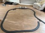 Playmobil trein incl rails, Ophalen of Verzenden, Gebruikt, Gelijkstroom, Rails