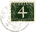 963714	De Bilt	K.N.M.I.	1957 Utr	Gelopen met postzegel, 1940 tot 1960, Gelopen, Utrecht, Ophalen of Verzenden