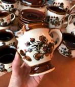 Bruin antiek servies 29-delig van smf schramberg handgemalt, Ophalen of Verzenden
