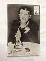 Ansichtkaart zanger Adamo met Edison No. AX 5996, Verzamelen, Ophalen of Verzenden, 1960 tot 1980, Ongelopen, Sterren en Beroemdheden