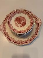 Boetenhoeverood gebakstel, Antiek en Kunst, Ophalen of Verzenden