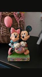 Disney traditions Mickey en Minnie love in bloom, Verzamelen, Ophalen of Verzenden, Mickey Mouse, Zo goed als nieuw, Beeldje of Figuurtje