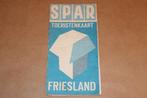 Spar Toeristenkaart - Friesland - Circa 1960, Boeken, Gelezen, Ophalen of Verzenden, Landkaart, 1800 tot 2000