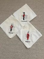 Vintage zakdoeken met Engelse thema's, Ophalen of Verzenden