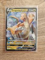 Dragonite V, Hobby en Vrije tijd, Verzamelkaartspellen | Pokémon, Ophalen of Verzenden, Zo goed als nieuw, Losse kaart, Foil