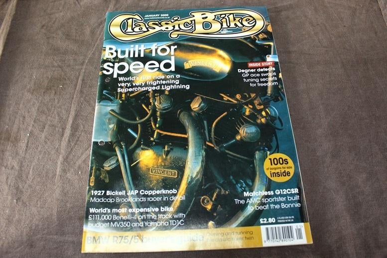 Classic Bike jan 2000 BMW R75/5 Matchless G12CSR Yam TDC1, Ophalen of Verzenden, Gelezen