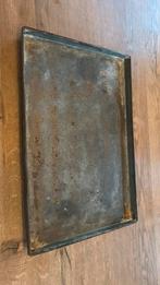 Dienblad, onderzetbord van zink, Huis en Inrichting, Ophalen of Verzenden, Gebruikt, Glas of Kopje