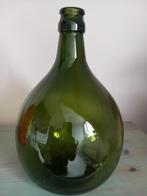 Grote groene glazen fles - Vaas, Ophalen
