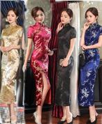 Chinese jurken korte/lange modellen, en leuke oosterse acces, Kleding | Dames, Nieuw, Overige typen, Verzenden
