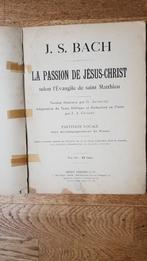 JS BACH MATTHIEU  PASSIE in het Frans, Gebruikt, Les of Cursus, Ophalen of Verzenden, Zang