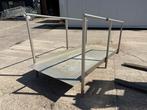 RVS Loopbrug / Rolbaan met Aluminium Traanplaat, Doe-het-zelf en Verbouw, Ophalen of Verzenden