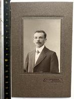 Foto jonge man, W Zimmermann Amsterdam, Ophalen of Verzenden, Voor 1940, Zo goed als nieuw, Overige onderwerpen