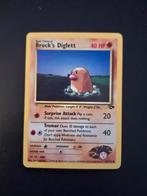Brock's Diglett #67 - Gym Challenge Pokemon Kaart, Ophalen of Verzenden, Gebruikt, Losse kaart
