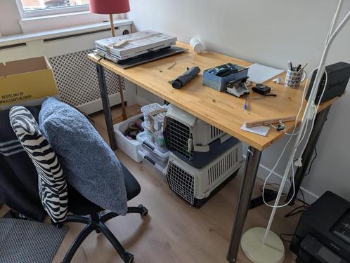 GRATIS hoog bureau 90cm, Huis en Inrichting, Bureaus, Gebruikt, Stabureau, Ophalen