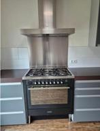 GRIJZE RECHTE KEUKEN 5,13M + APPARATUUR, Huis en Inrichting, Keuken | Complete keukens, Ophalen, Enkelwandige keuken, Zo goed als nieuw