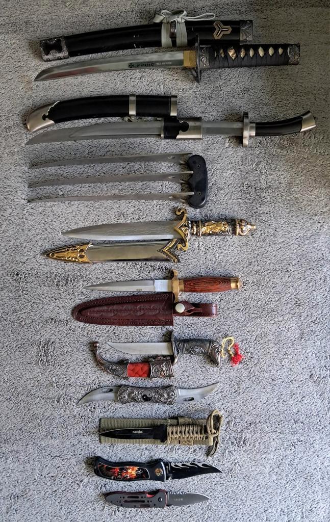 Lot van Decoratieve Zwaarden., Antiek en Kunst, Kunst | Overige Kunst, Ophalen of Verzenden