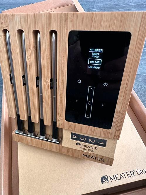 MEATER Block - Draadloze Wifi Vleesthermometer zgan, Tuin en Terras, Barbecue-accessoires, Zo goed als nieuw, Ophalen