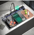Moderne spoelbak met functies (75x45x21cm), Ophalen, Minder dan 50 cm, Nieuw, Grijs