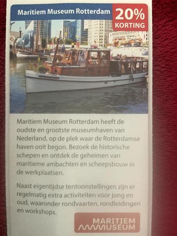 Maritiem Museum Rotterdam Voordeelbon beschikbaar voor biedingen