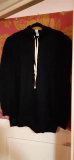 Hoody sweater met pofmouw 46 kleine 48 2 kleuren, Kleding | Dames, Grote Maten, Ophalen of Verzenden, Zo goed als nieuw, Zwart