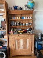 Buffetkast, massief grenen, Ophalen, 100 tot 150 cm, Landelijk, 25 tot 50 cm