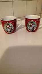 2 Grote Kerstmokken Albert Heijn - Nieuw, Huis en Inrichting, Keuken | Servies, Nieuw, Ophalen of Verzenden, Overige stijlen, Kop(pen) en/of Schotel(s)