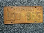 Kentekenplaat licenseplate 1944 USA, Verzamelen, Ophalen of Verzenden, Gebruikt, Auto's