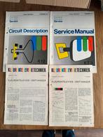 Philips service documentatie kleurentelevisie KT3 en K12, Ophalen of Verzenden