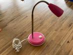 Roze metalen bureaulampje, Huis en Inrichting, Lampen | Tafellampen, Ophalen of Verzenden, Zo goed als nieuw, Metaal, Minder dan 50 cm