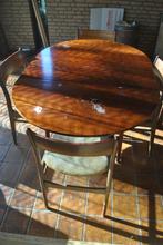 Eetkamertafel, uitschuifbaar, vintage, Ophalen, Huis en Inrichting
