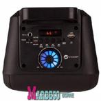 Karaoke Machine, Party Speaker, Lichtshow, Accu, BT, USB, SD, Audio, Tv en Foto, Karaoke-apparatuur, Nieuw, Info@marbeco.nl, Complete set