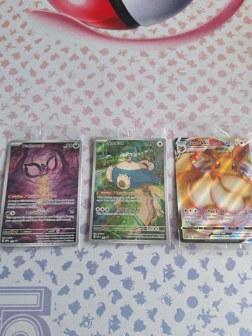 Pokemon promo's snorlax evee  beschikbaar voor biedingen