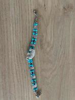 Olifant Armband - Imitatie Zilver, Overige materialen, Gebruikt, Blauw, Ophalen of Verzenden