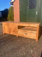 TV kast teak hout, Huis en Inrichting, Kasten | Televisiemeubels, Ophalen, Gebruikt, Teakhout, Minder dan 100 cm
