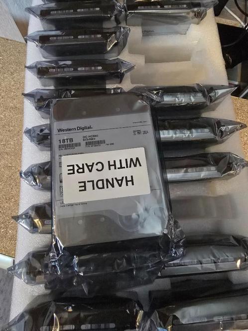 WD HDD  Ultrastar DC HC550 18TB, Computers en Software, Harde schijven, Nieuw, Desktop, Intern, HDD, SATA, Ophalen of Verzenden