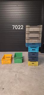 10 Kratten - Deels Stapelbaar stapelkratten, Ophalen, Gebruikt, Krat, Minder dan 35 cm