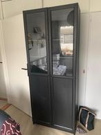 IKEA Billy Vitrinekast - Zwart, Huis en Inrichting, Ophalen, Gebruikt, 200 cm of meer, 50 tot 100 cm