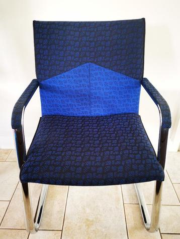 Vintage Artifort design chrome fauteuil Sledestoel stoel beschikbaar voor biedingen