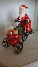 Kerstman op fiets., Diversen, Kerst, Ophalen of Verzenden, Zo goed als nieuw